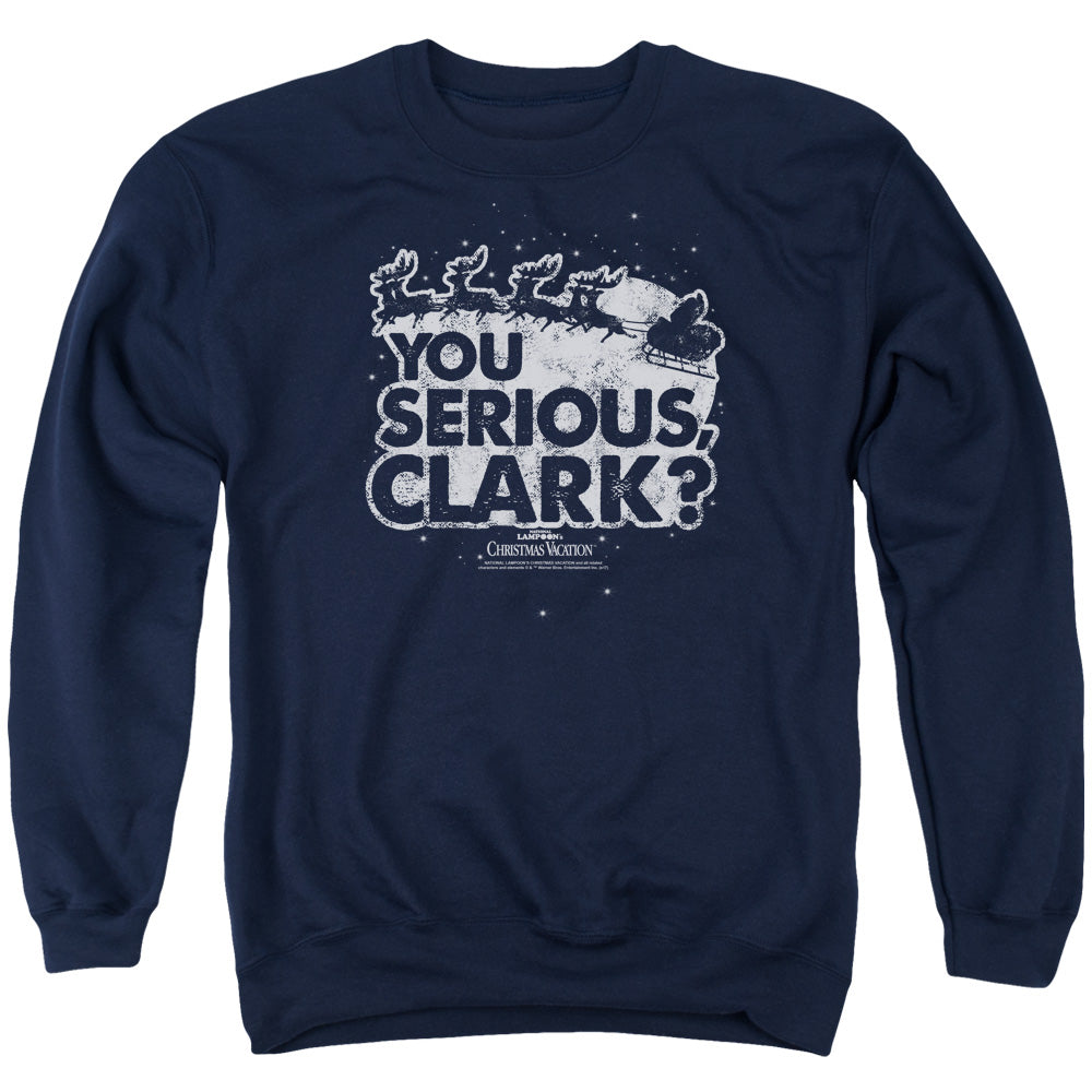 Men's Christmas Vacation You Serious Clark Crewneck Sweatshirt