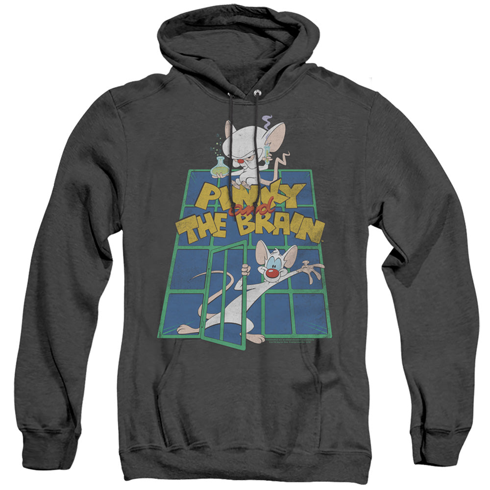 Men's Pinky And The Brain Ol Standard Heather Pullover Hoodie