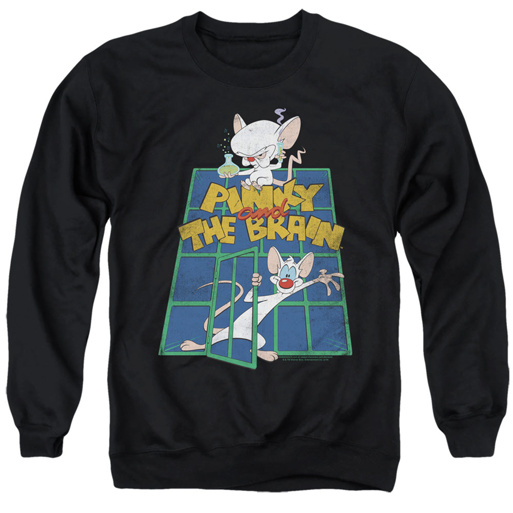 Men's Pinky And The Brain Ol Standard Crewneck Sweatshirt