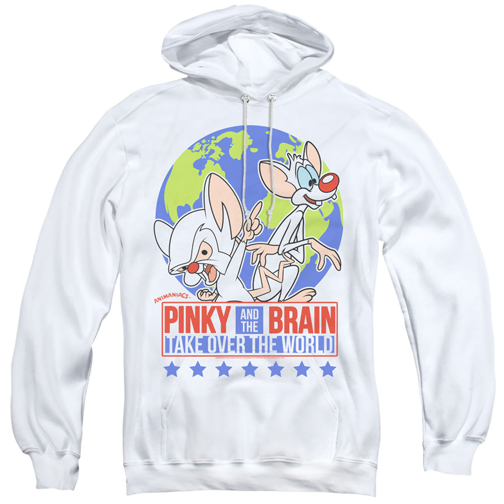 Men's Pinky And The Brain Campaign Pullover Hoodie