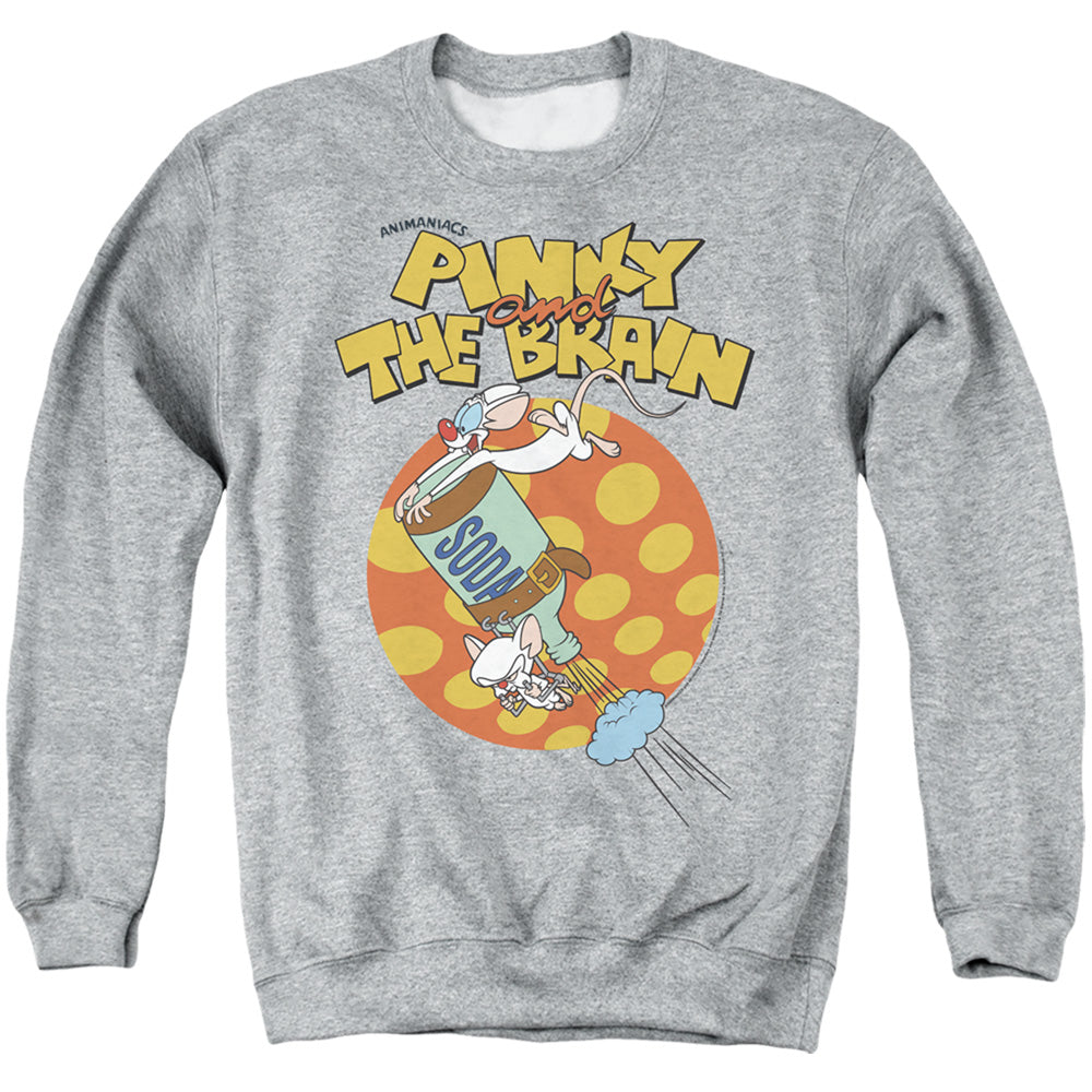 Men's Pinky And The Brain Soda Crewneck Sweatshirt