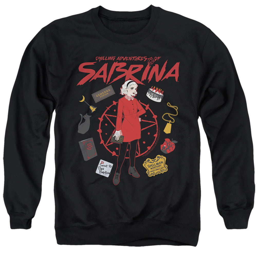 Men's Chilling Adventures Of Sabrina Circle Crewneck Sweatshirt