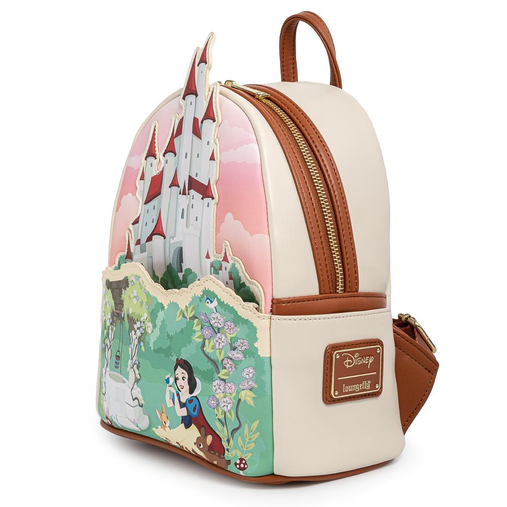 Loungefly Disney Snow White Castle Scene Mini Backpack