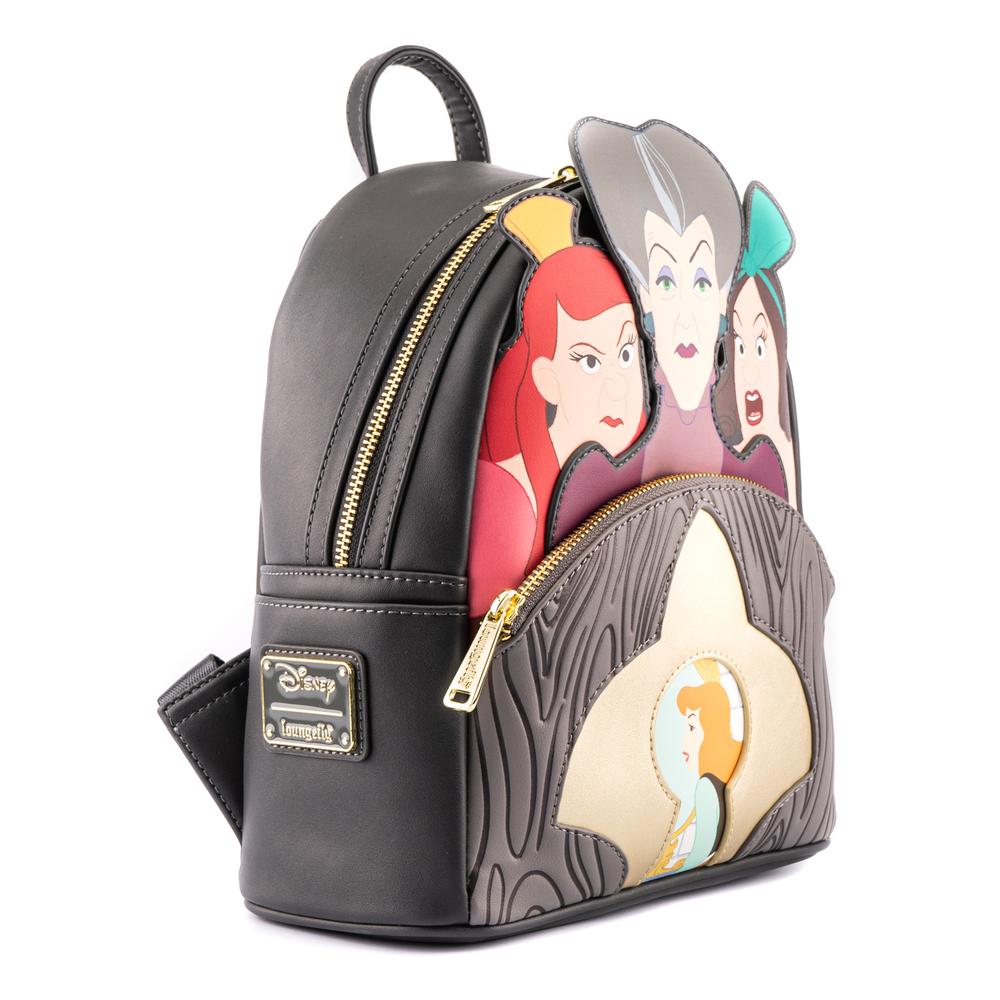 Loungefly Disney Villains Scene Evil Stepmother And Stepsisters Mini Backpack