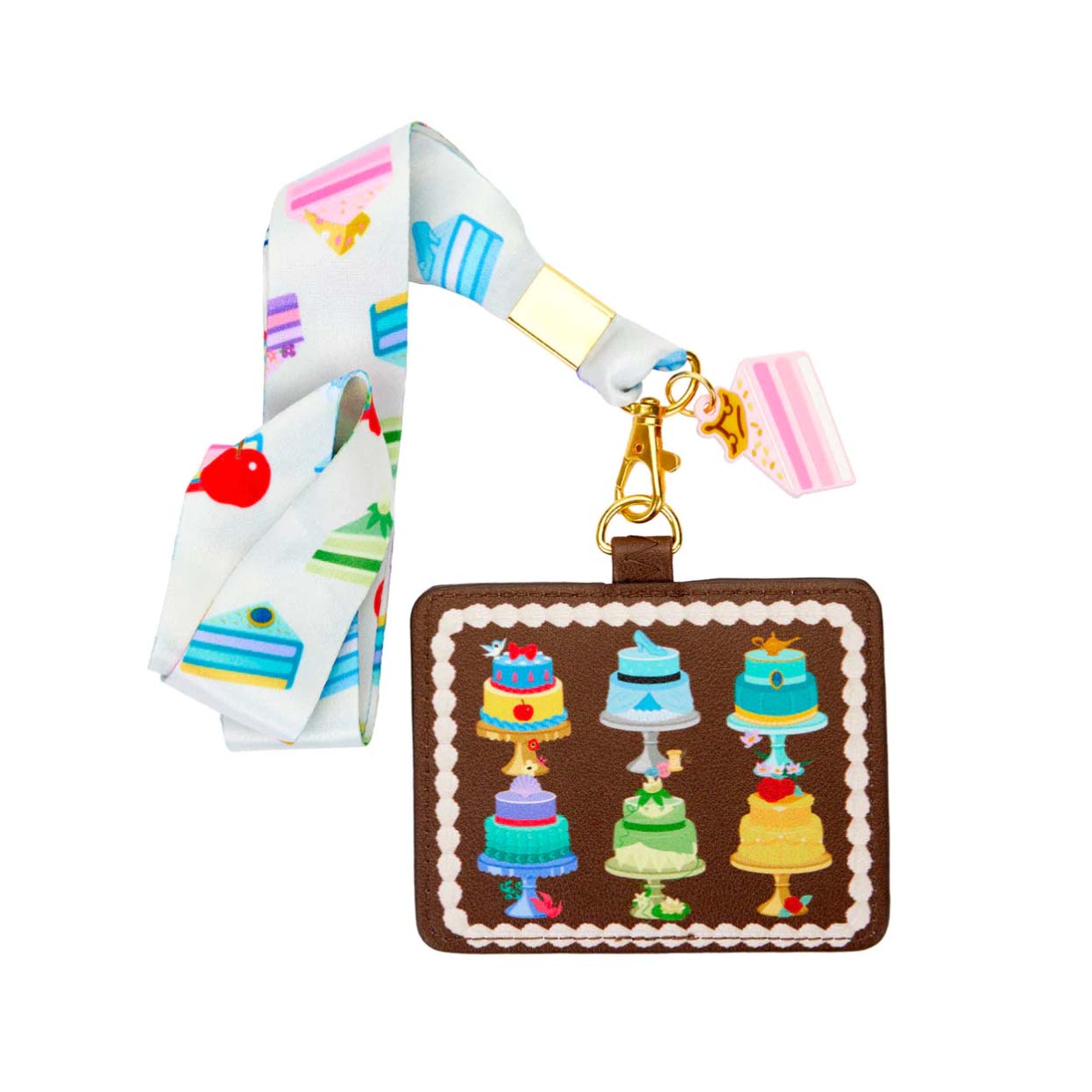 Loungefly Disney Princess Sweets Lanyard with Cardholder. Available at Blue Culture Tees!