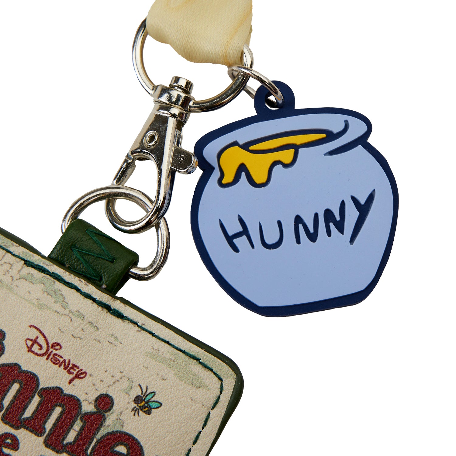 Loungefly Disney Winnie The Pooh Hunny Charm Lanyard with Card Holder