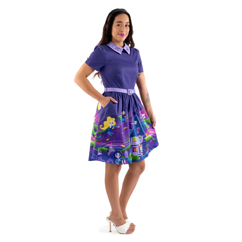 Stitch Shoppe By Loungefly Disney Hocus Pocus “Gemma” Dress