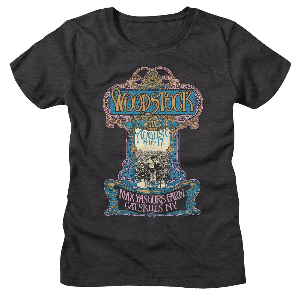 Woodstock Nouveau Poster Junior's T-Shirt