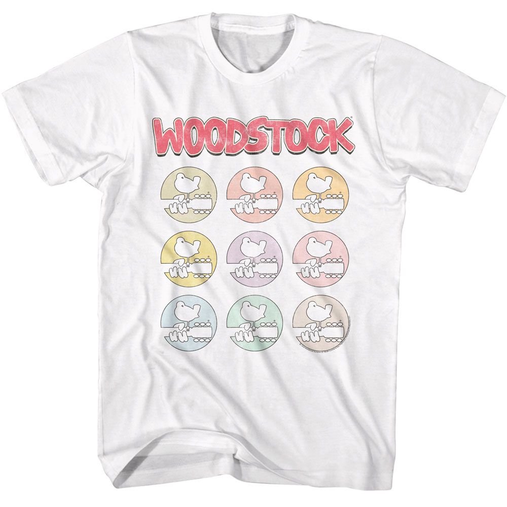 Woodstock Multi Color Icons T-Shirt