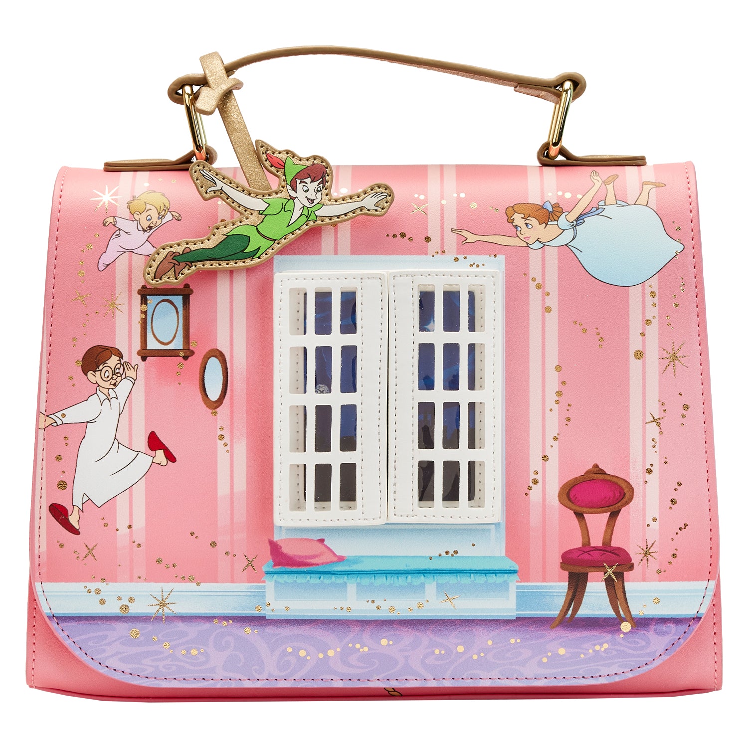 Loungefly Disney Peter Pan You Can Fly 70th Anniversary Crossbody