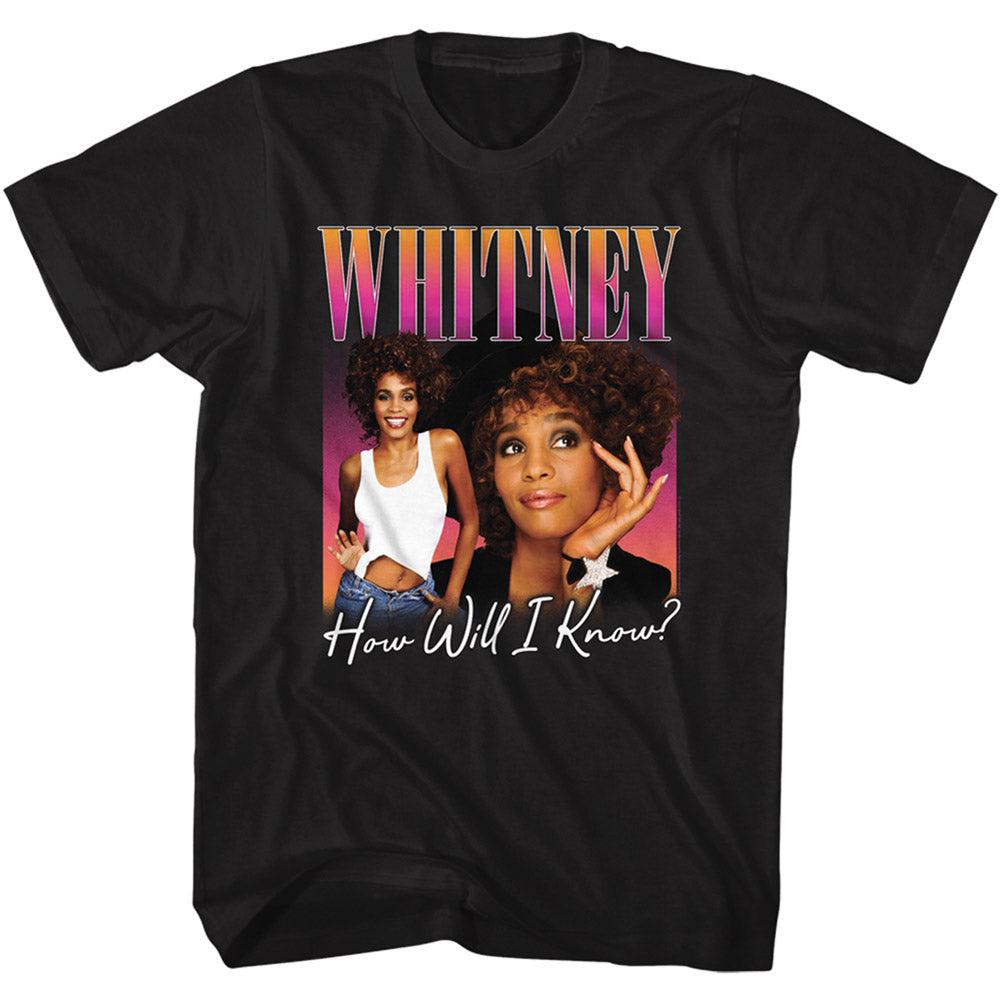 Whitney Houston How Will I Know Tee Blue Culture Tees