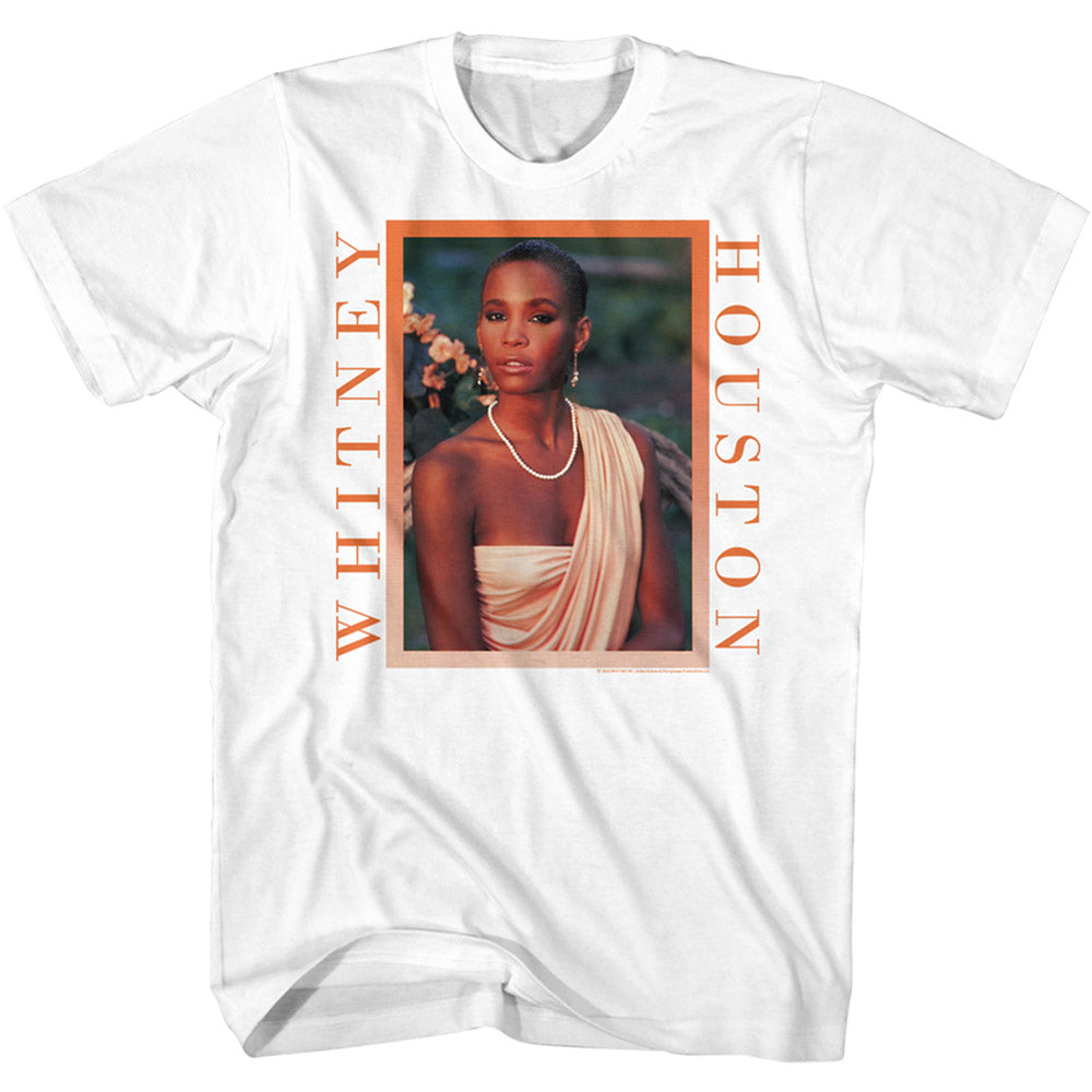 Whitney Houston Peachy Boarder T-Shirt Blue Culture Tees