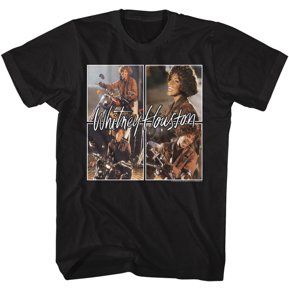 Whitney Houston Four Squares T-Shirt