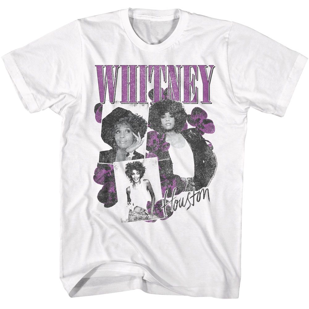 Whitney Houston Orcid Collage T-Shirt