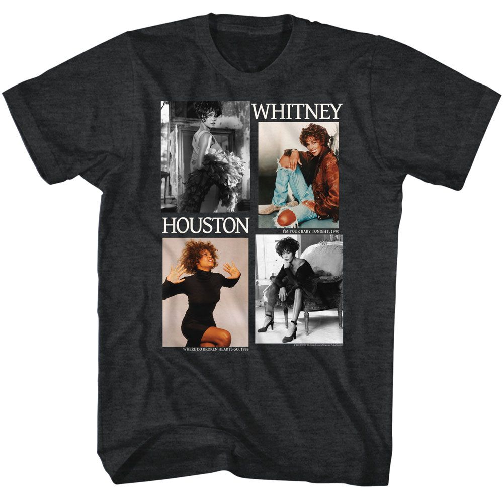 Whitney Houston Picture Blocks T-Shirt