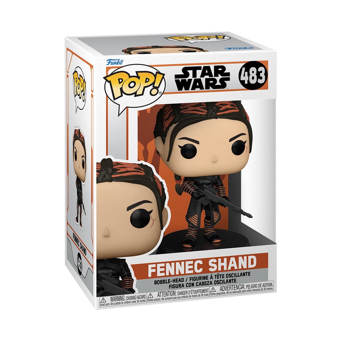 Funko Pop! Star Wars: The Mandalorian Fennec Shand Vinyl Figure #483.  Available at Blue Culture Tees!