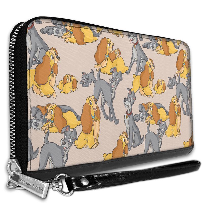 Disney Lady And The Tramp With Puppies Poses Wallet