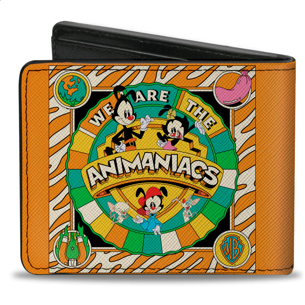 Animaniacs We Are The Animaniacs Bi-Fold Wallet Blue Culture Tees