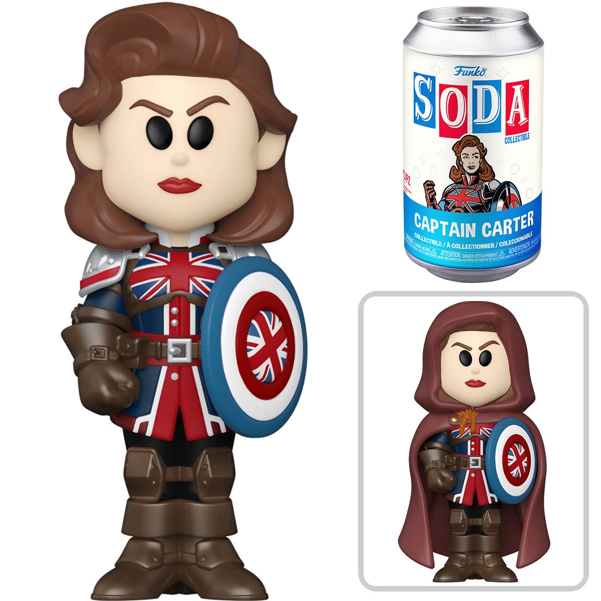 Funko Soda! Marvel's What If Captain Carter Soda Figure