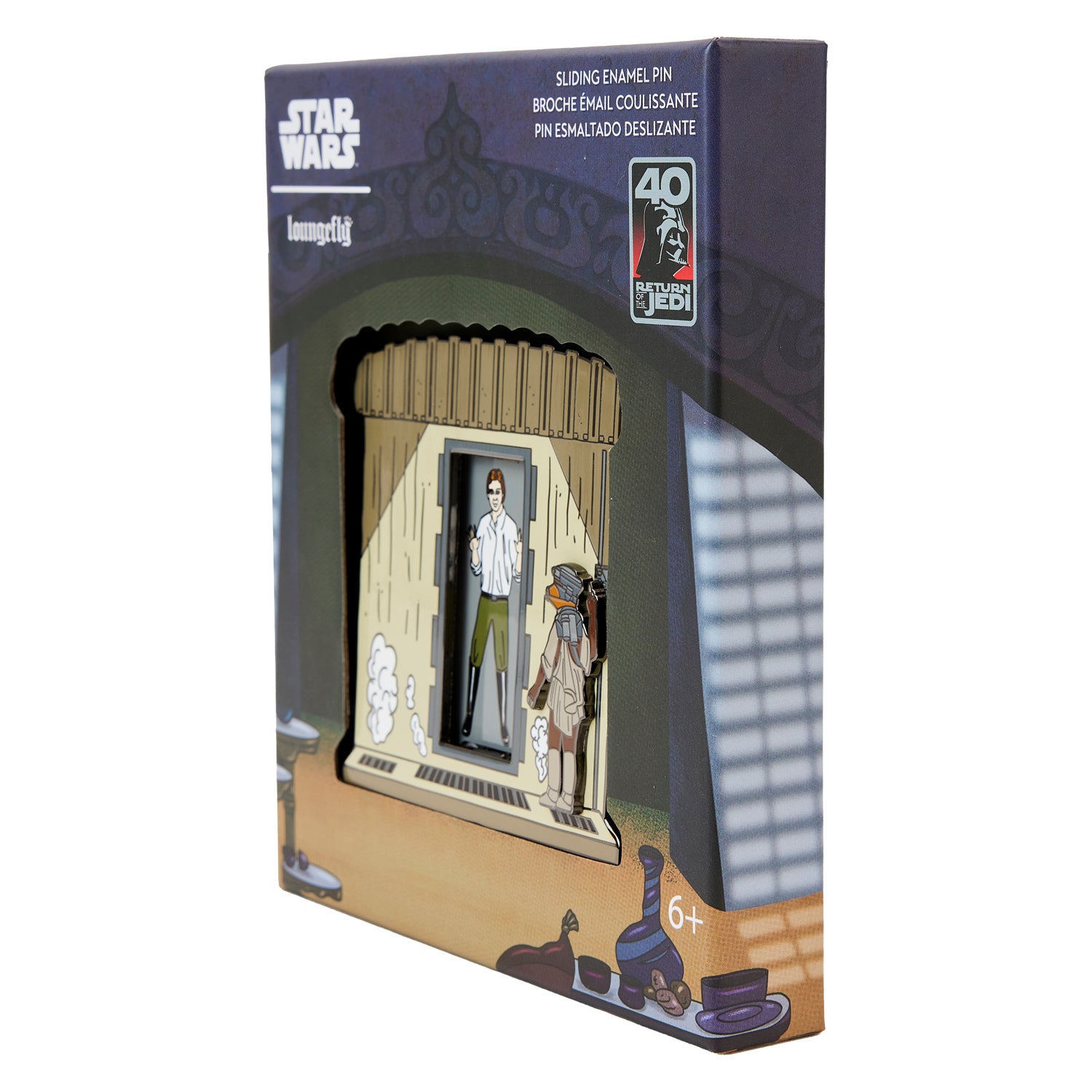 Loungefly Star Wars Return of The Jedi 40th Anniversary Han in Carbonite LE 3" Collector Box Pin