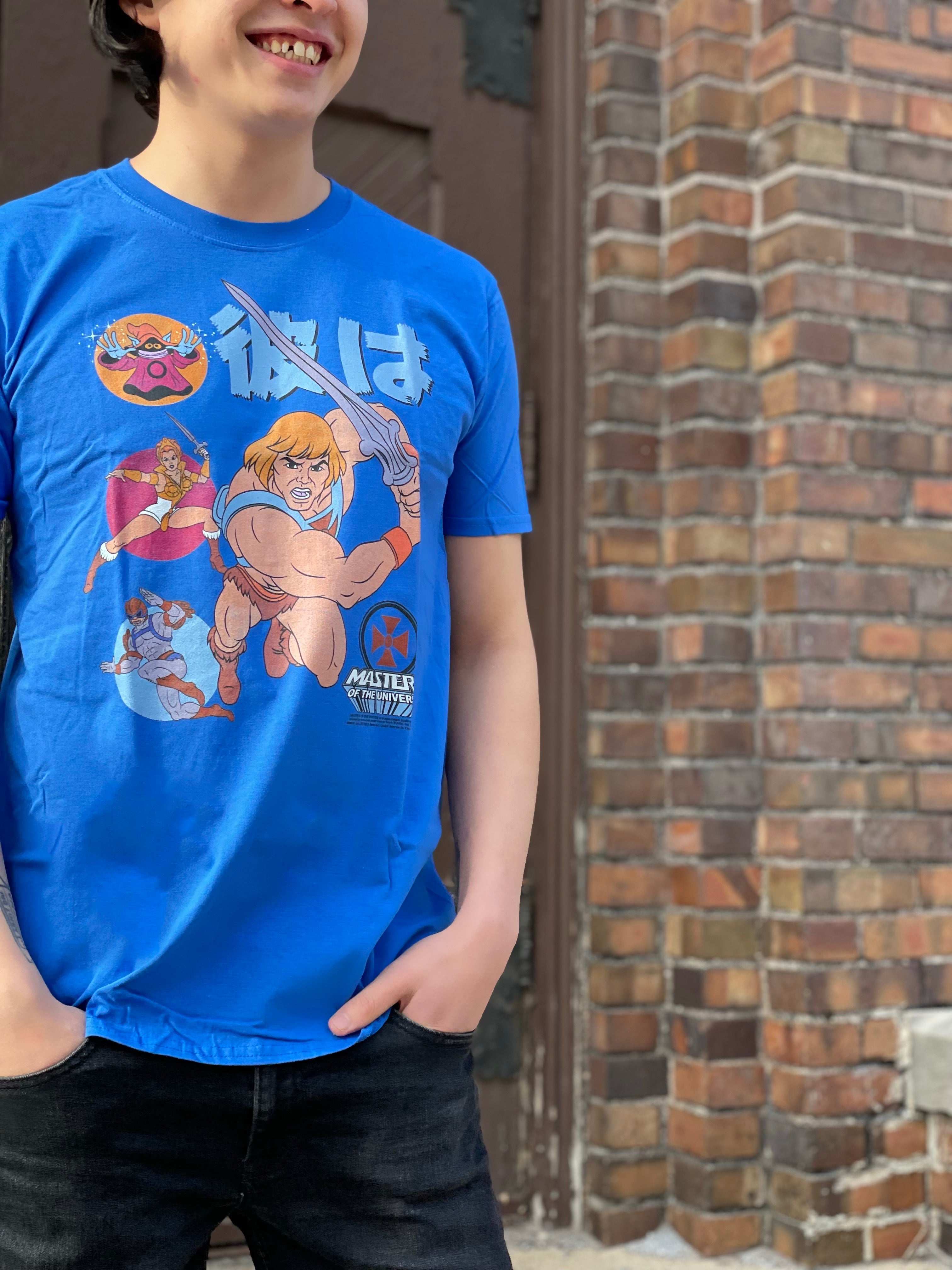Masters of The Universe He-Man Japan T-Shirt. Available at Blue Culture Tees!