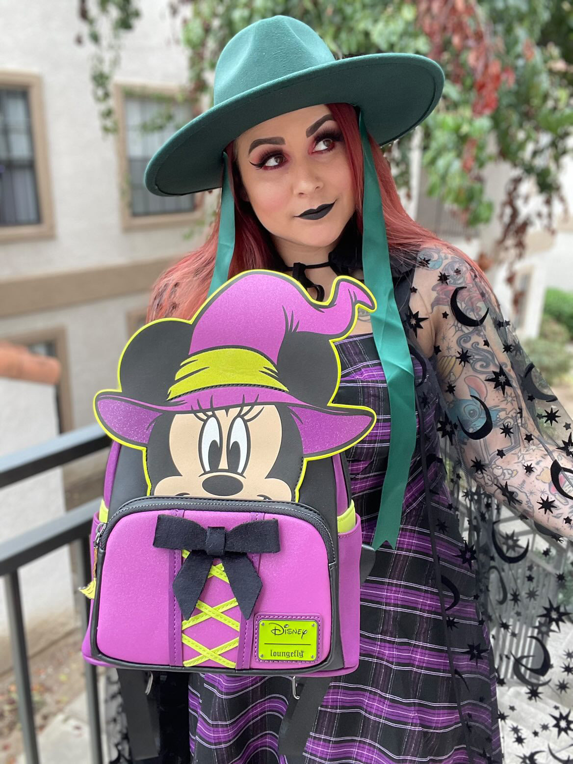 Loungefly Disney Villains Evil Queen Mini Backpack Lenticular