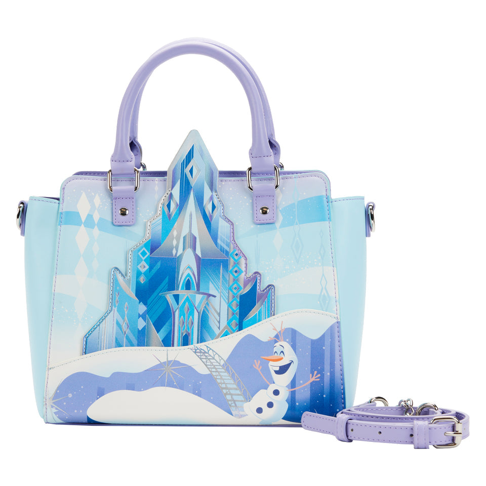 Loungefly Disney Frozen Princess Castle Crossbody | Blue Culture Tees