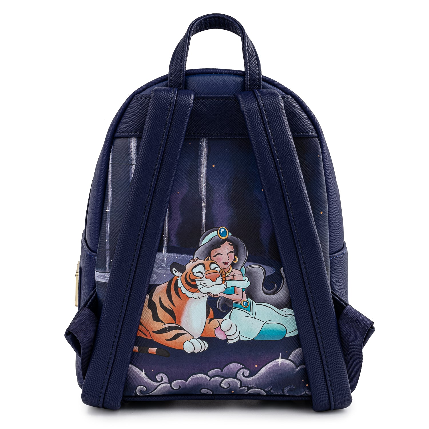 Loungefly Disney Aladdin Jasmine Castle Mini Backpack | Blue Culture Tees