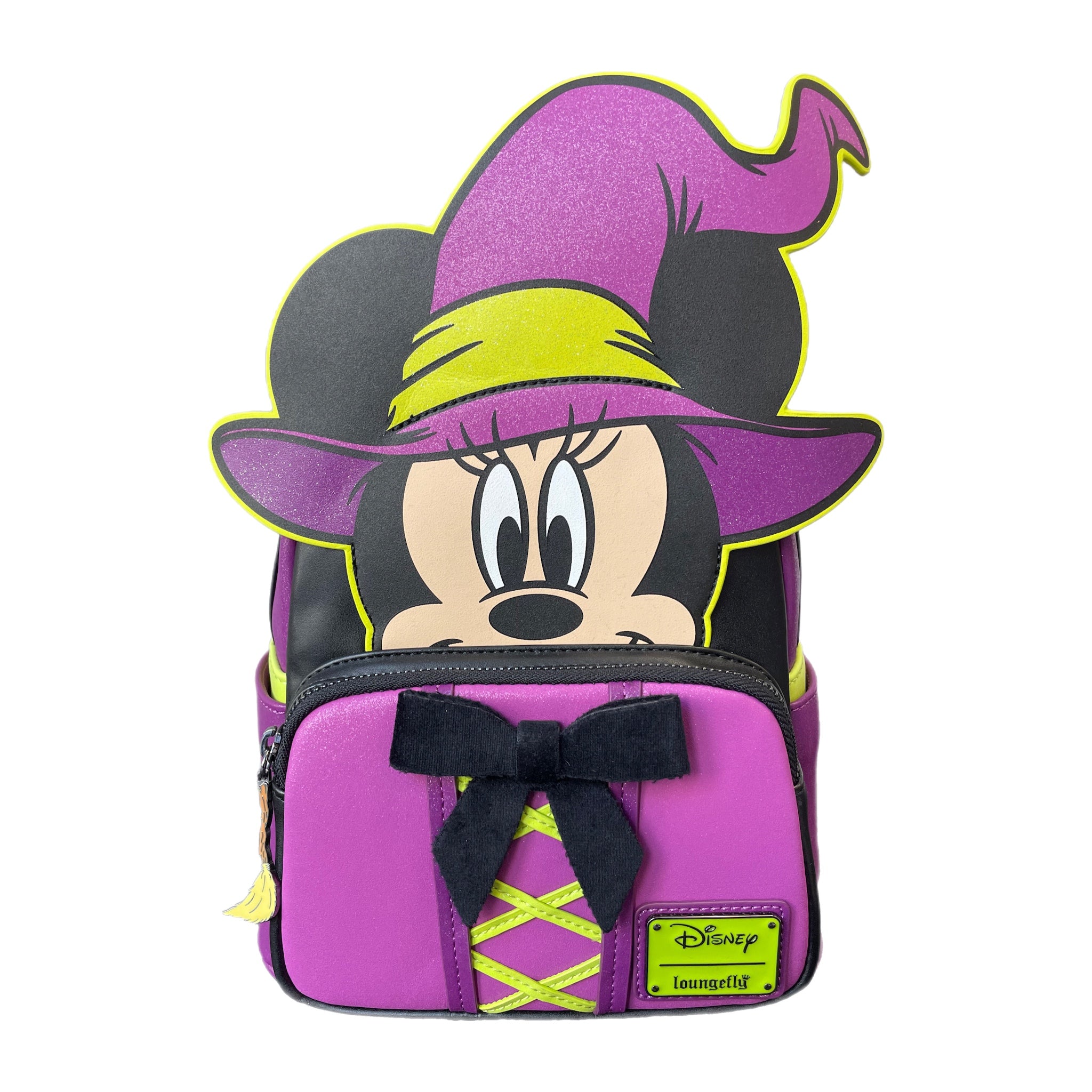 Loungefly Disney Wickedly Cute Witch Minnie Cosplay GITD Mini Backpack BCT Exclusive
