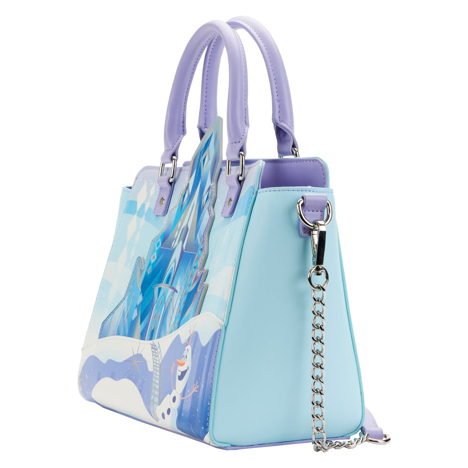 Loungefly Disney Frozen Princess Castle Crossbody | Blue Culture Tees