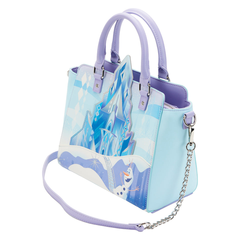 Loungefly Disney Frozen Princess Castle Crossbody | Blue Culture Tees