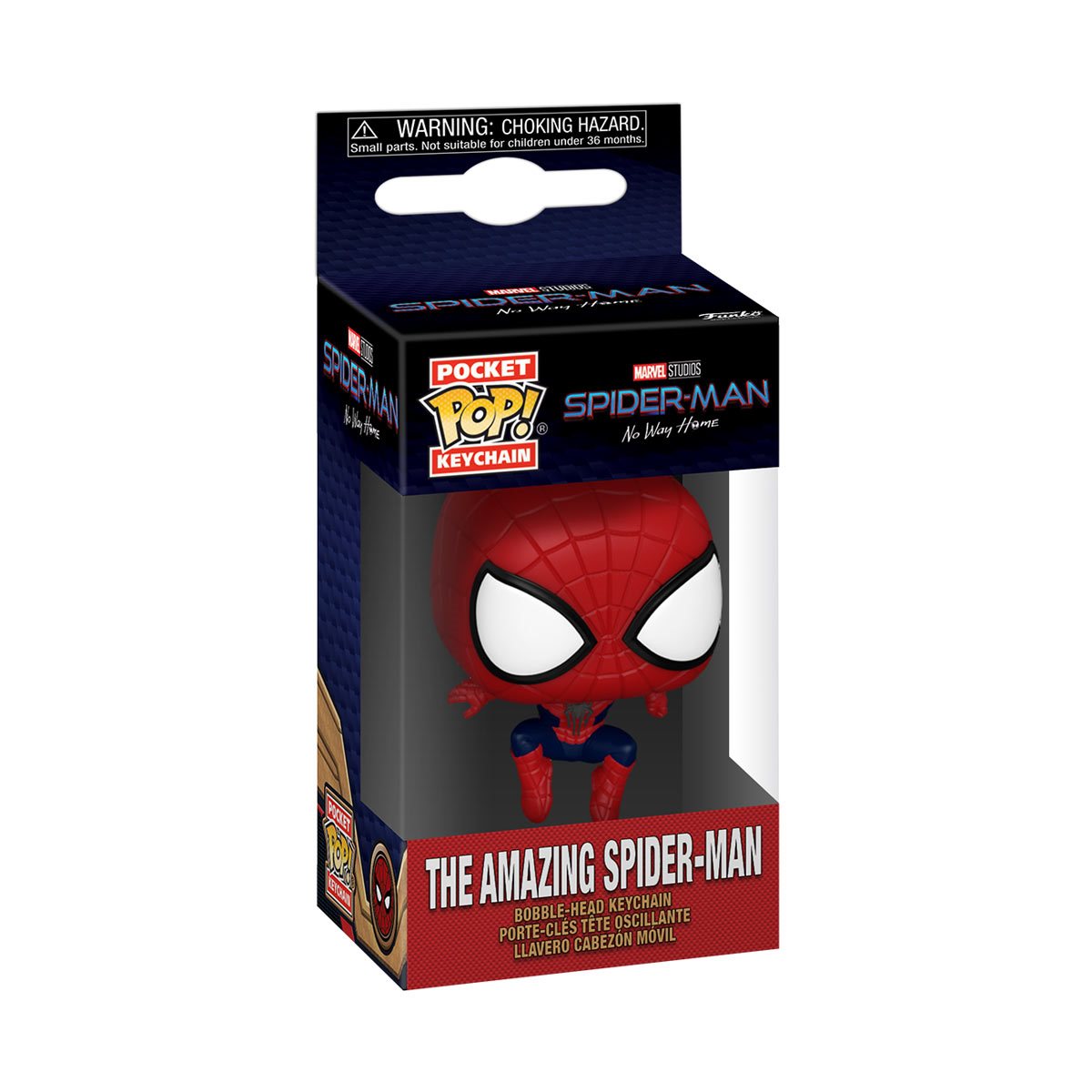 Funko Pocket Pop! Spider-Man No Way Home The Amazing Spider-Man Leaping Figure Key Chain
