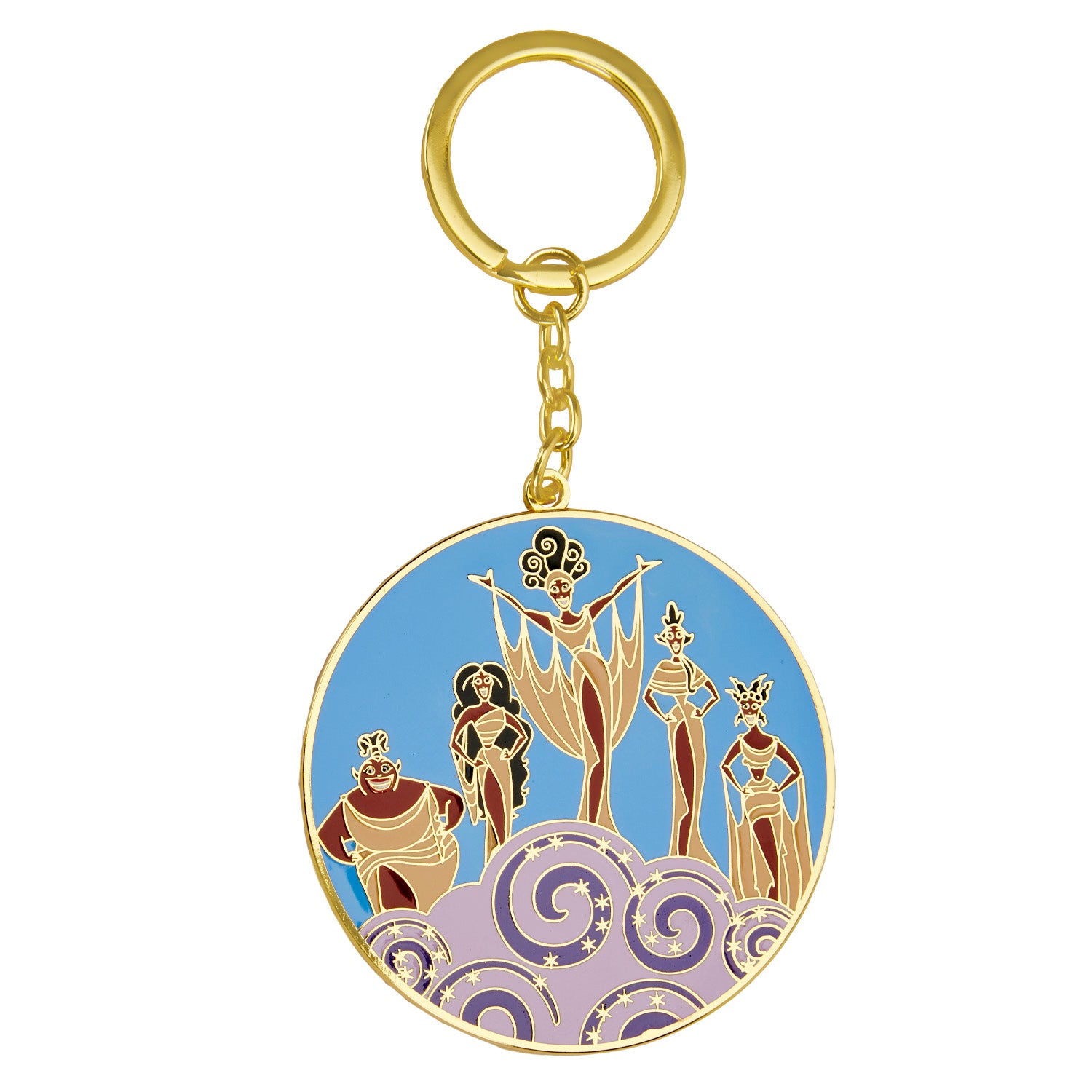 Loungefly Disney Hercules Muses Enamel Keychain