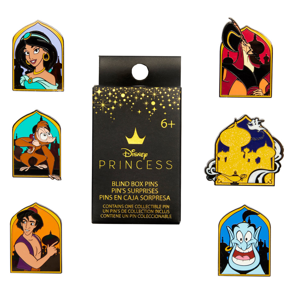 Loungefly Disney Aladdin 30th Anniversary (Blind Box) Pins OPENED FOR YOU