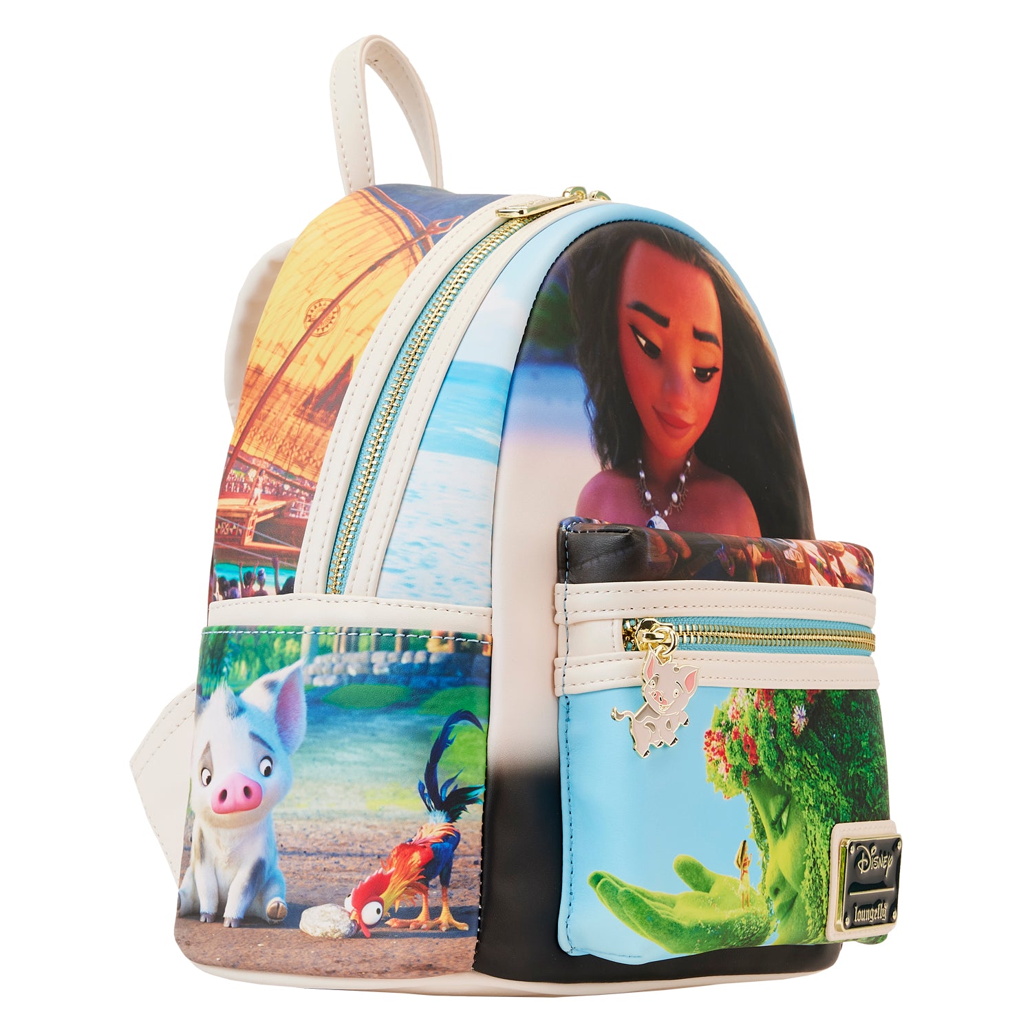 Loungefly Disney Moana Princess Scene Series Mini Backpack | Blue Culture Tees