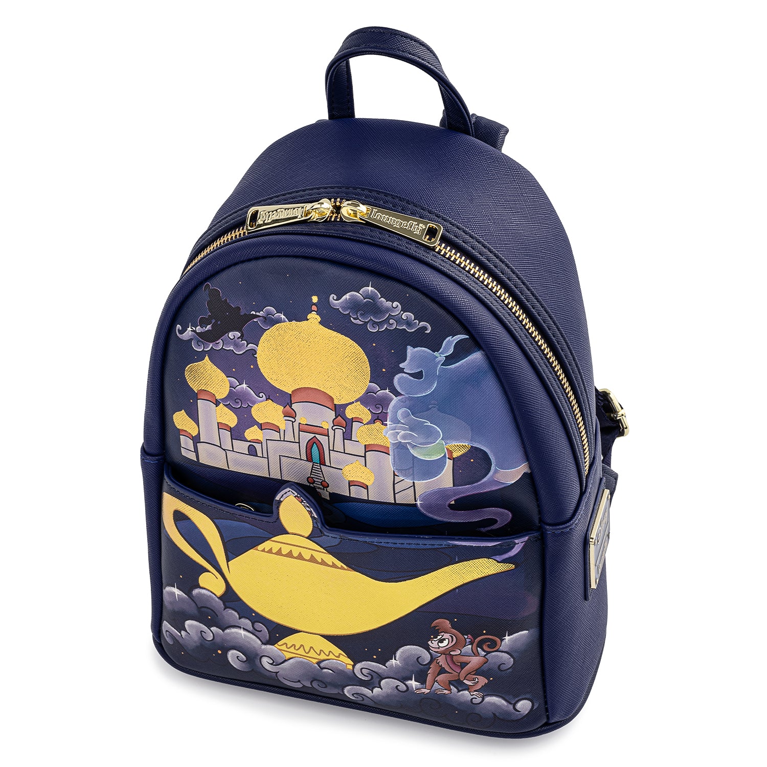 Loungefly Disney Aladdin Jasmine Castle Mini Backpack | Blue Culture Tees