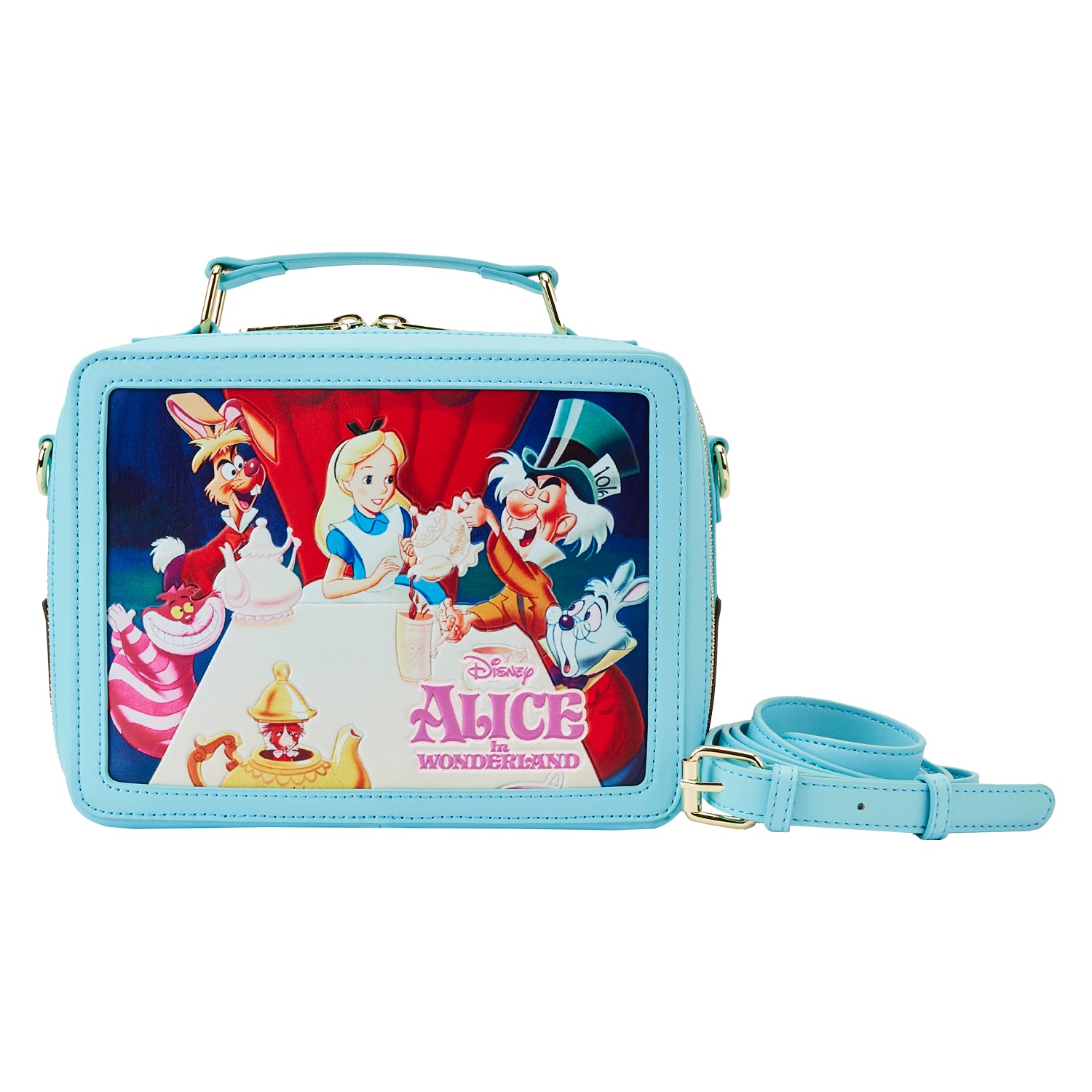 Loungefly Disney Alice in Wonderland Classic Movie Lunch Box Crossbody