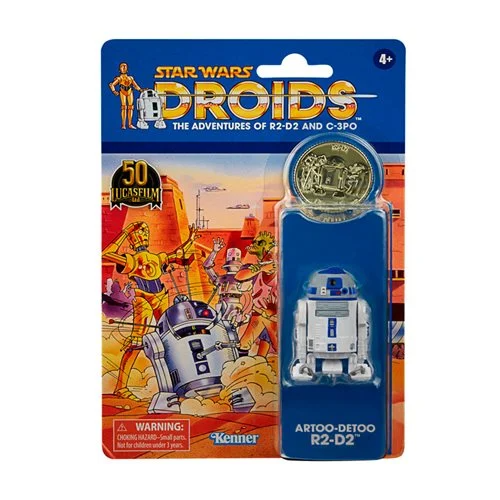 Star Wars The Vintage Collection 3 3/4-Inch Droids Artoo-Deetoo (R2-D2) Action Figure Blue Culture Tees