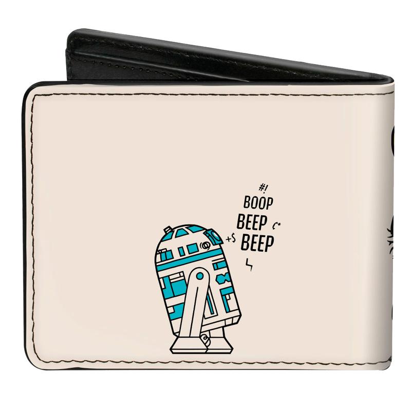 Star Wars Chewbacca Carrying C3-Po Bi-Fold Wallet