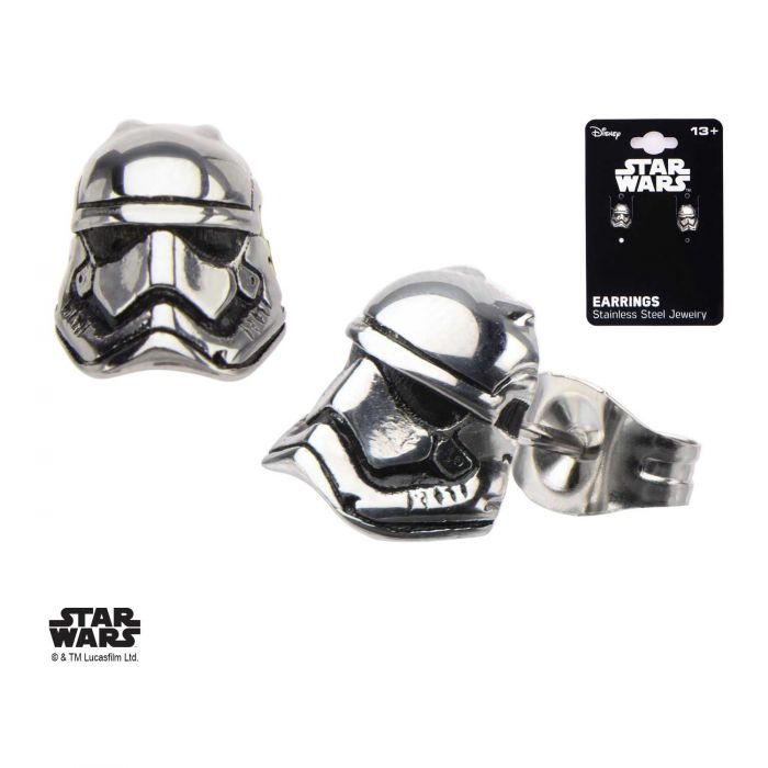 Star Wars Episode 7 Stormtrooper Stud Earrings